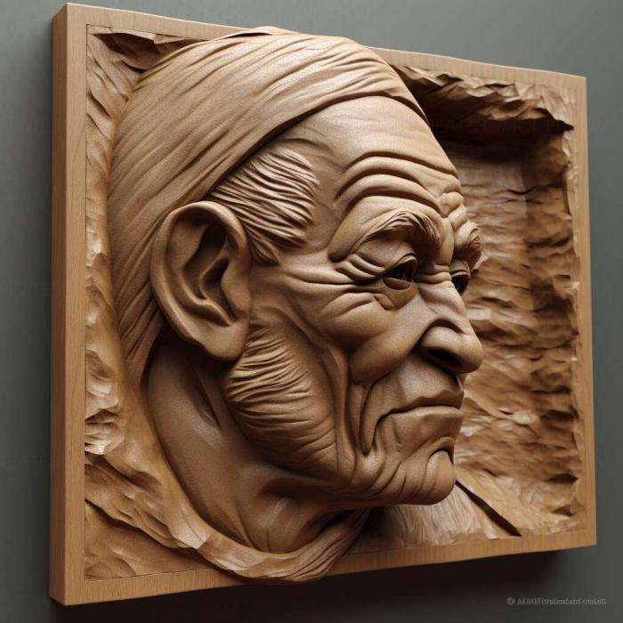 نموذج ثلاثي الأبعاد لآلة CNC 3D Art 